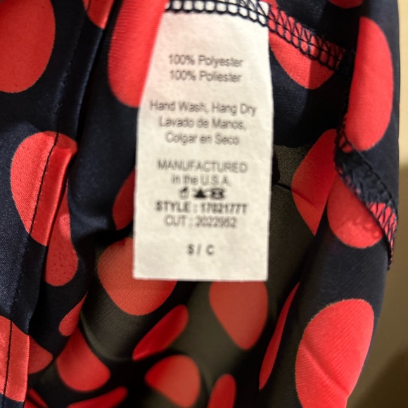 Chris and Carol Satin Polka Dot swing in top. - Picture 5 of 5